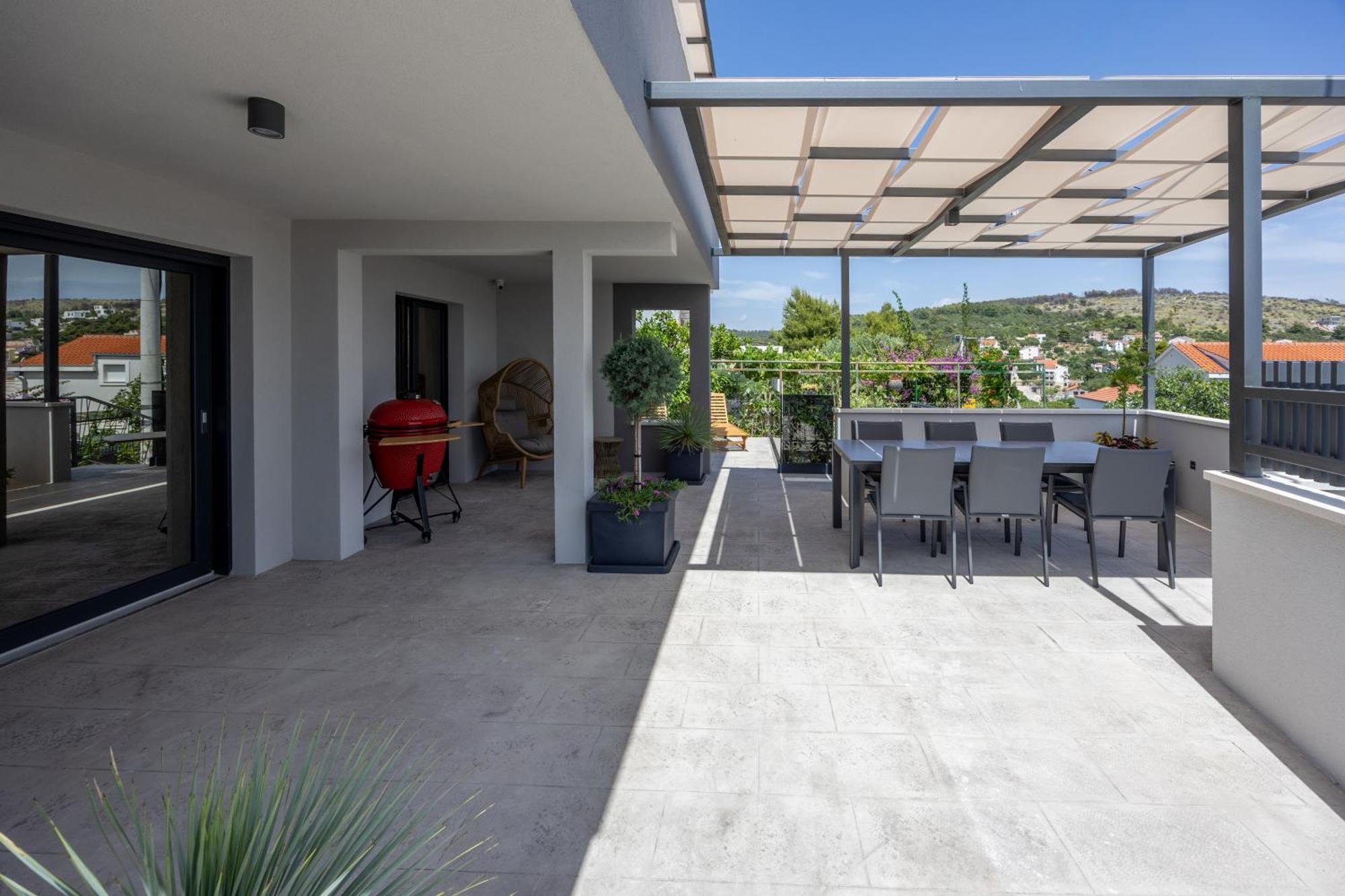 Villa Roma Sauna And Hydrotherapy Pool Trogir Extérieur photo