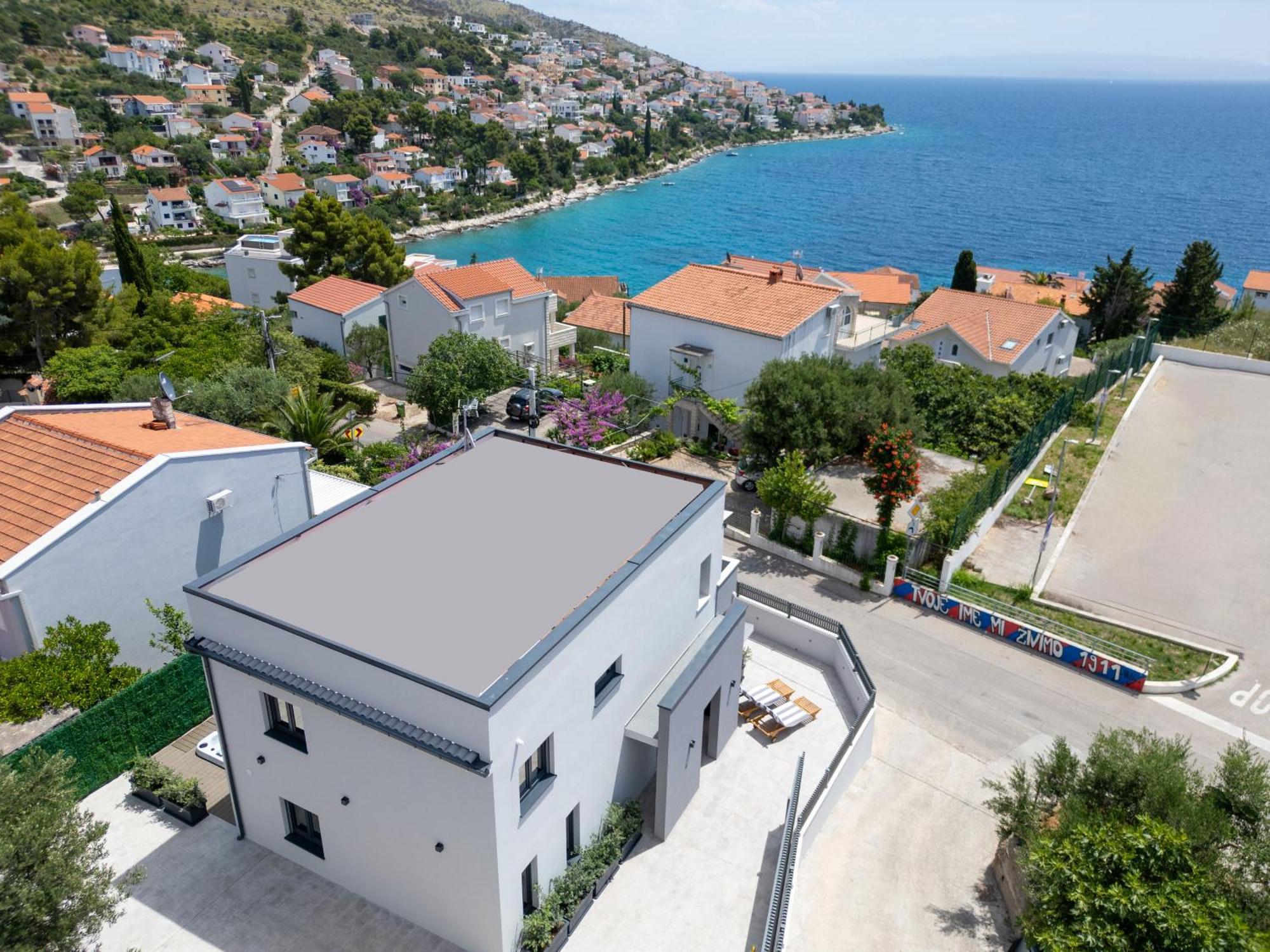 Villa Roma Sauna And Hydrotherapy Pool Trogir Extérieur photo